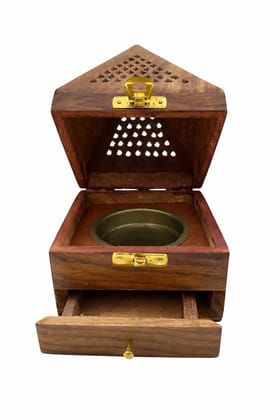 Brown Mubkhars I Wooden Oudh I Dani Incense I Burner And I Dhoop Dani I Kapur Defusers I Home Samrani I Dhoopam Stand For Puja
