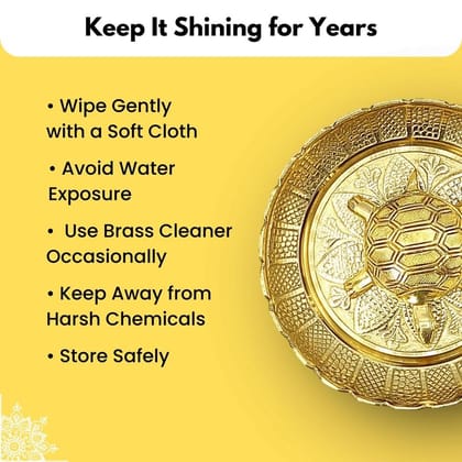 Gold Vastu Feng Shui Pure Brass Tortoise With Plate For Career Opportunities And Good Luck Brass Turtle Metal Kachua Plate Handicraft Decor Gift Items For Home & Office.